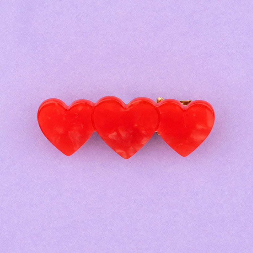 Spilla per i capelli - Hearts Hair Clip