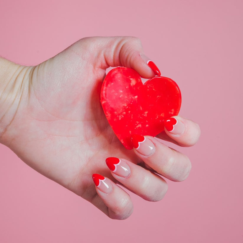 Hair clip - Heart Hair Claw 