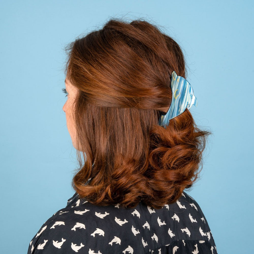Molletta per i capelli - Delfino