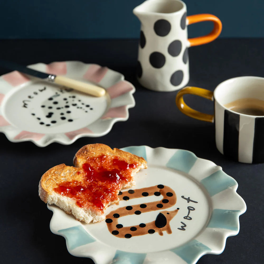 Piatto da dolce Can Bassotto - Woof Sausage Dog