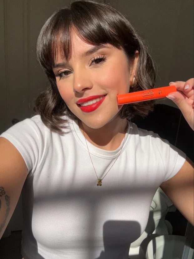 Lip and Cheek - Rossetto + Blush - Fiery Red