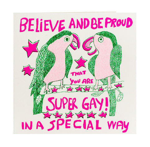 Greeting Card - Believe And Be Proud Card 
