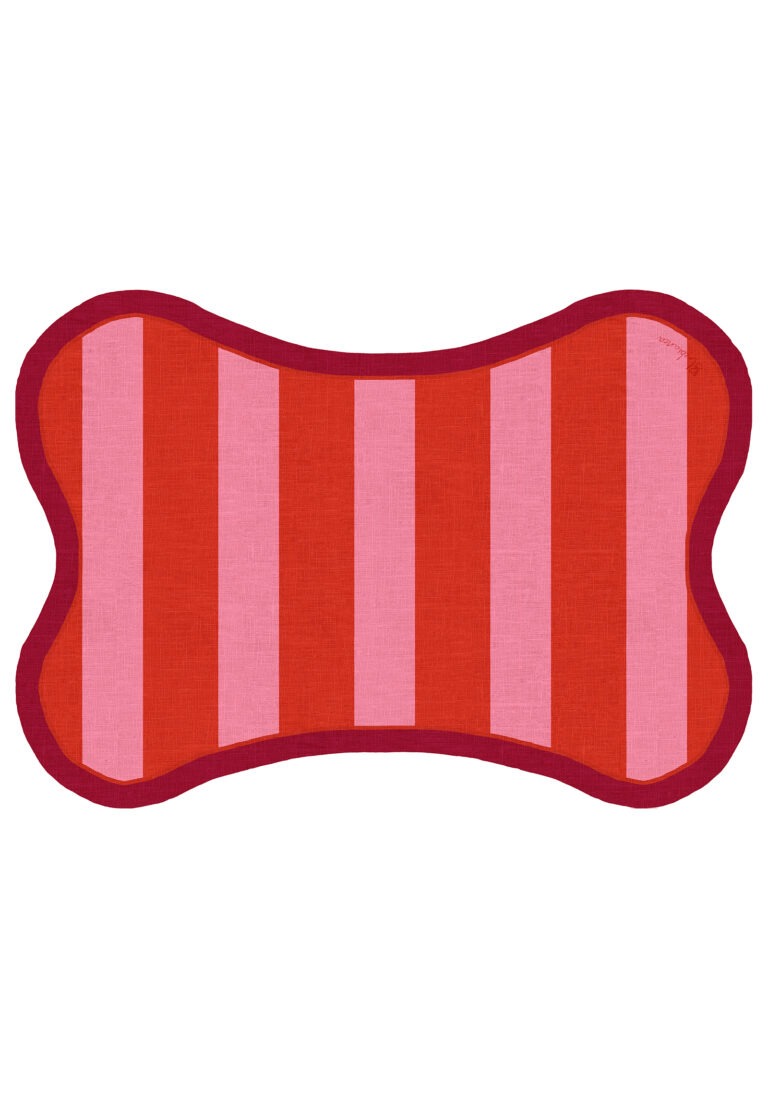 Tovaglietta PET - Righe Rosa