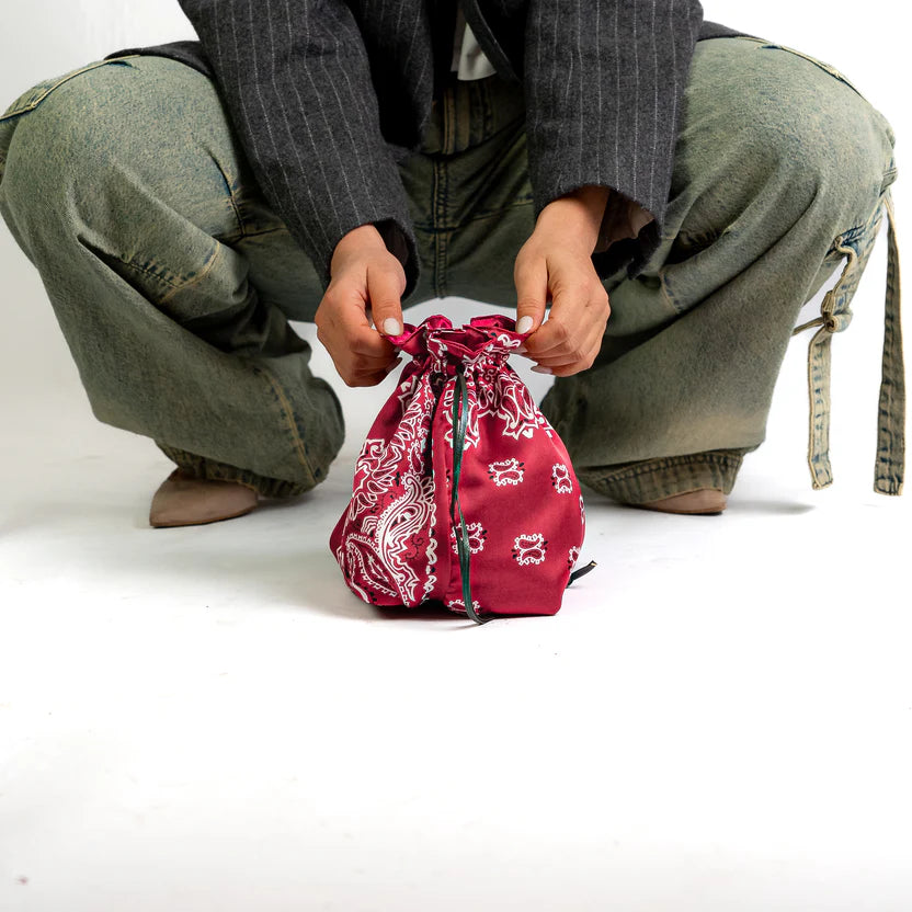 Sac à Main double face SATIN - Bordeaux