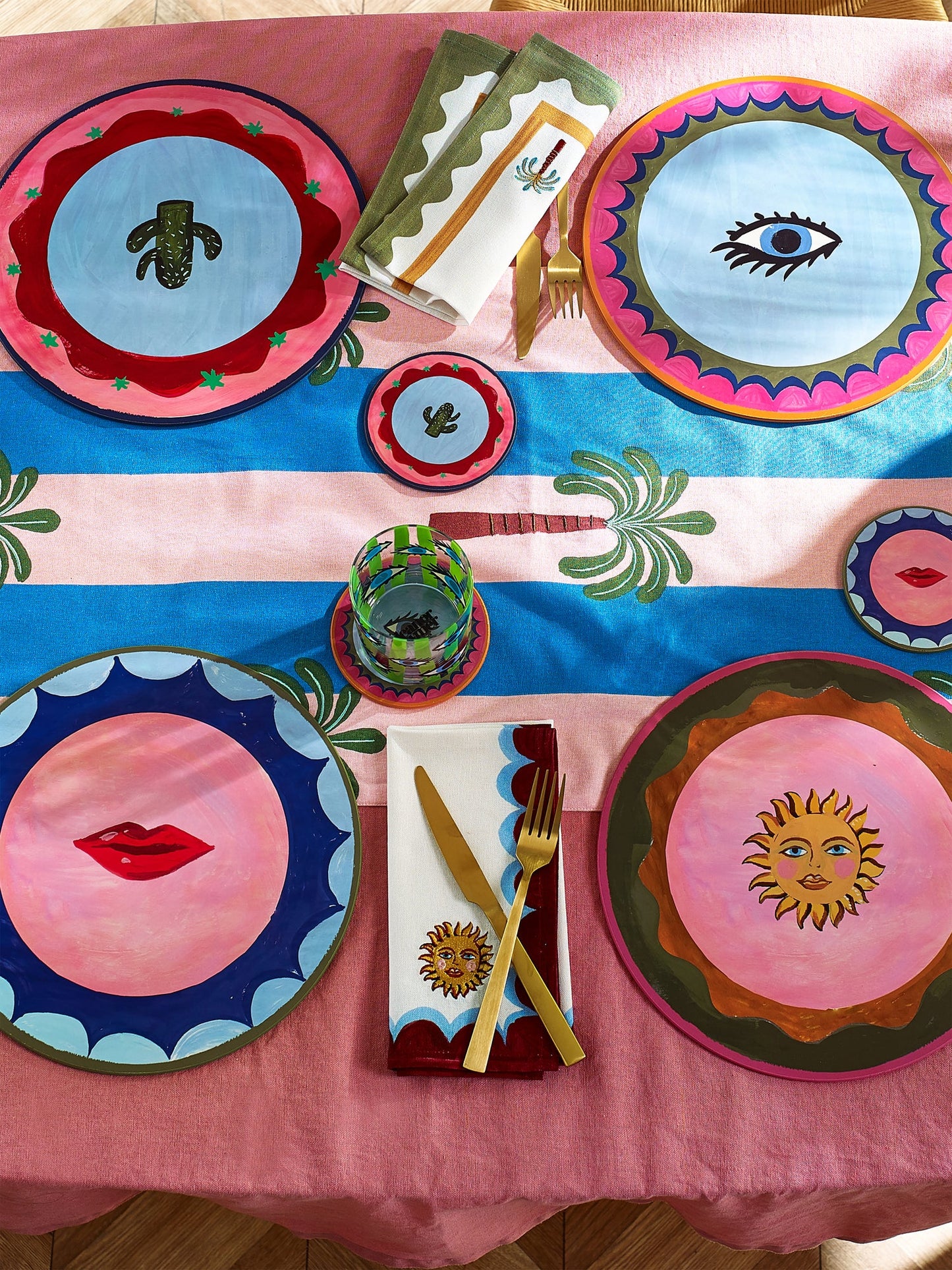 Set 4 sottopiatti Electric Coast - Tovagliette da colazione