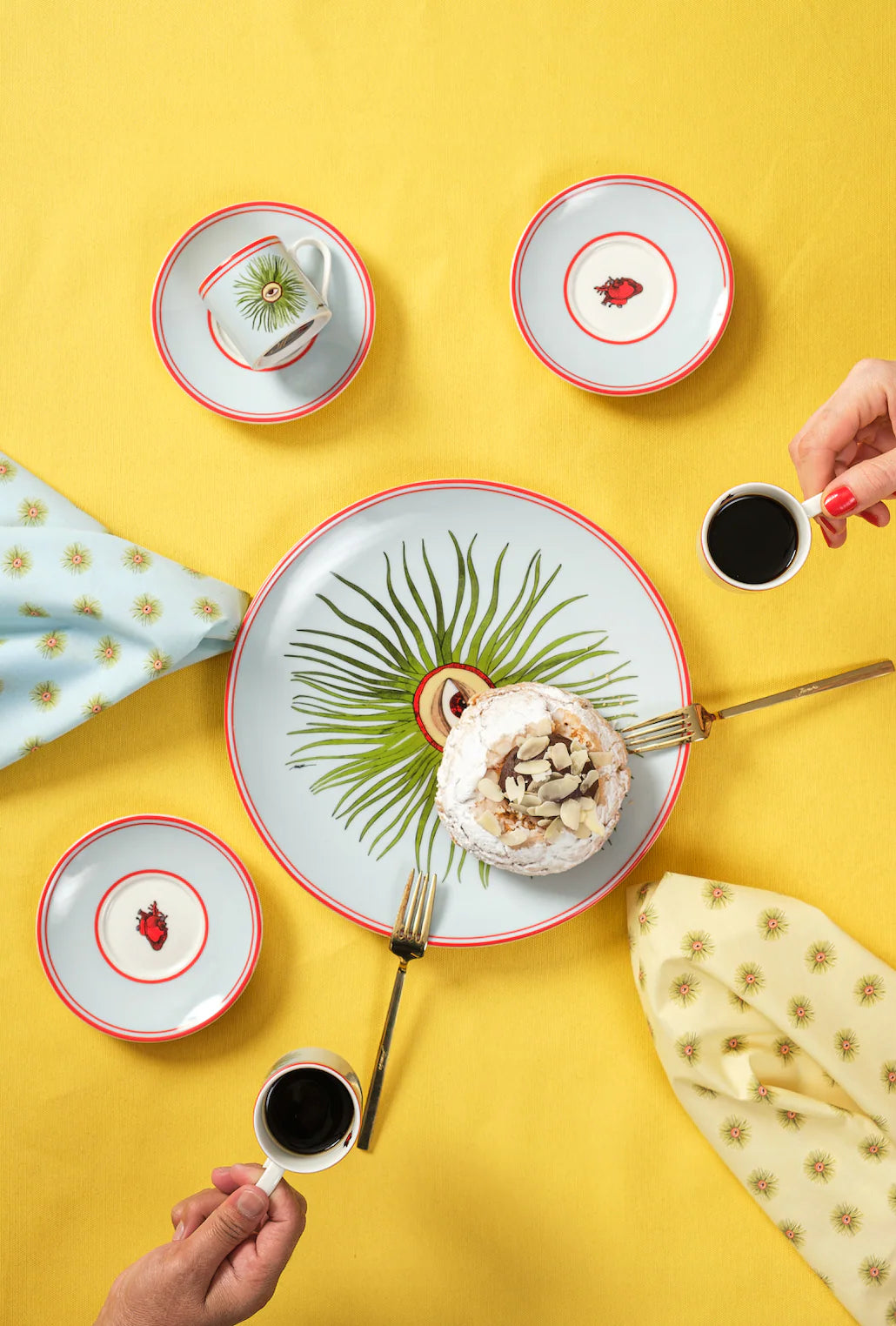 Dessert Plate - Royal Stripes