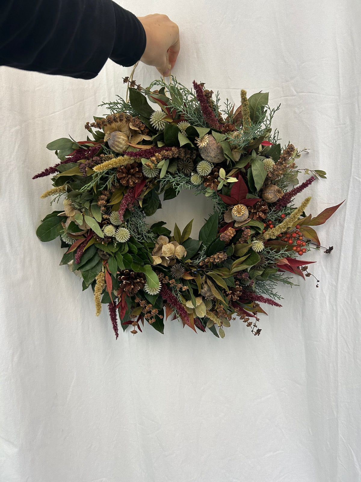 LA GHIRLANDA AUTUNNALE - corso di tecnica Floreale