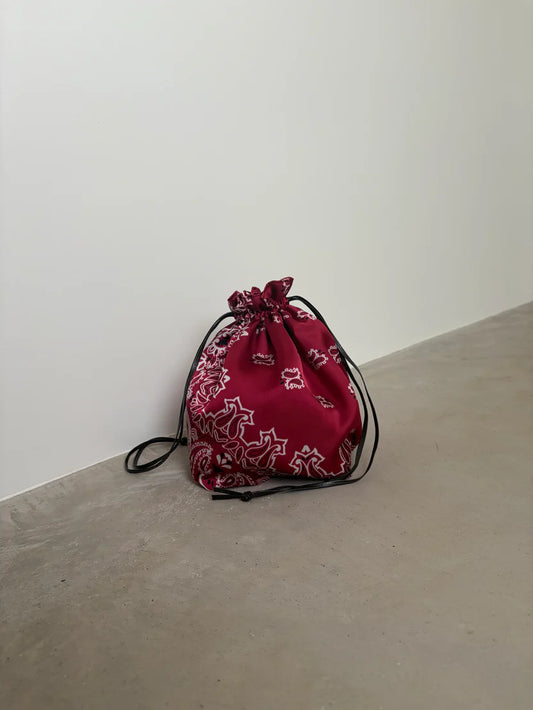 Sac à Main double face SATIN - Bordeaux