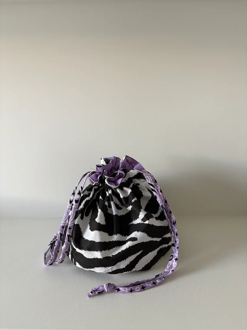 Sac à Main double face - Lilla / Zebra