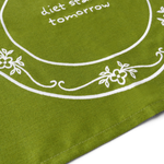 Set 2 Tovagliette in stoffa Verdi - "Bistrot" con Gamberi Diet Starts Tomorrow