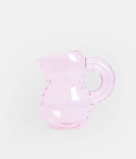 Caraffa in vetro Emily - Rosa