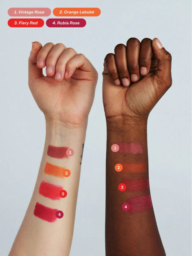 Lip and Cheek - Rossetto + Blush - Fiery Red