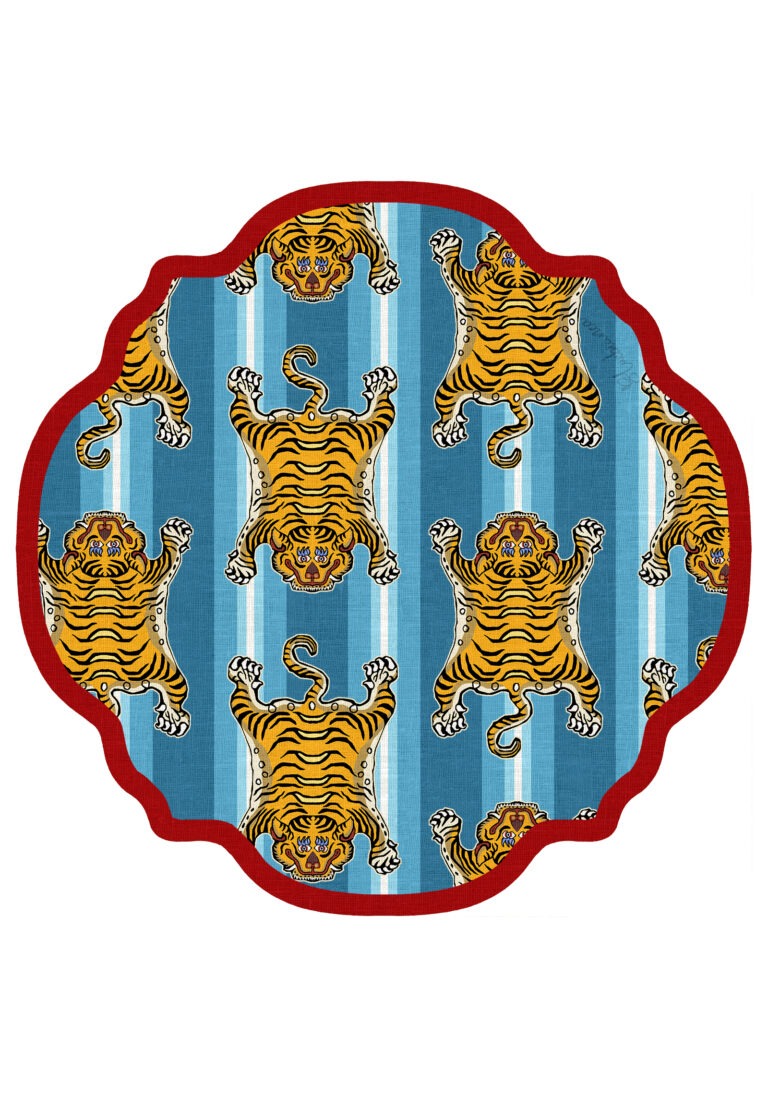 Round Breakfast Placemat - Tigrotto