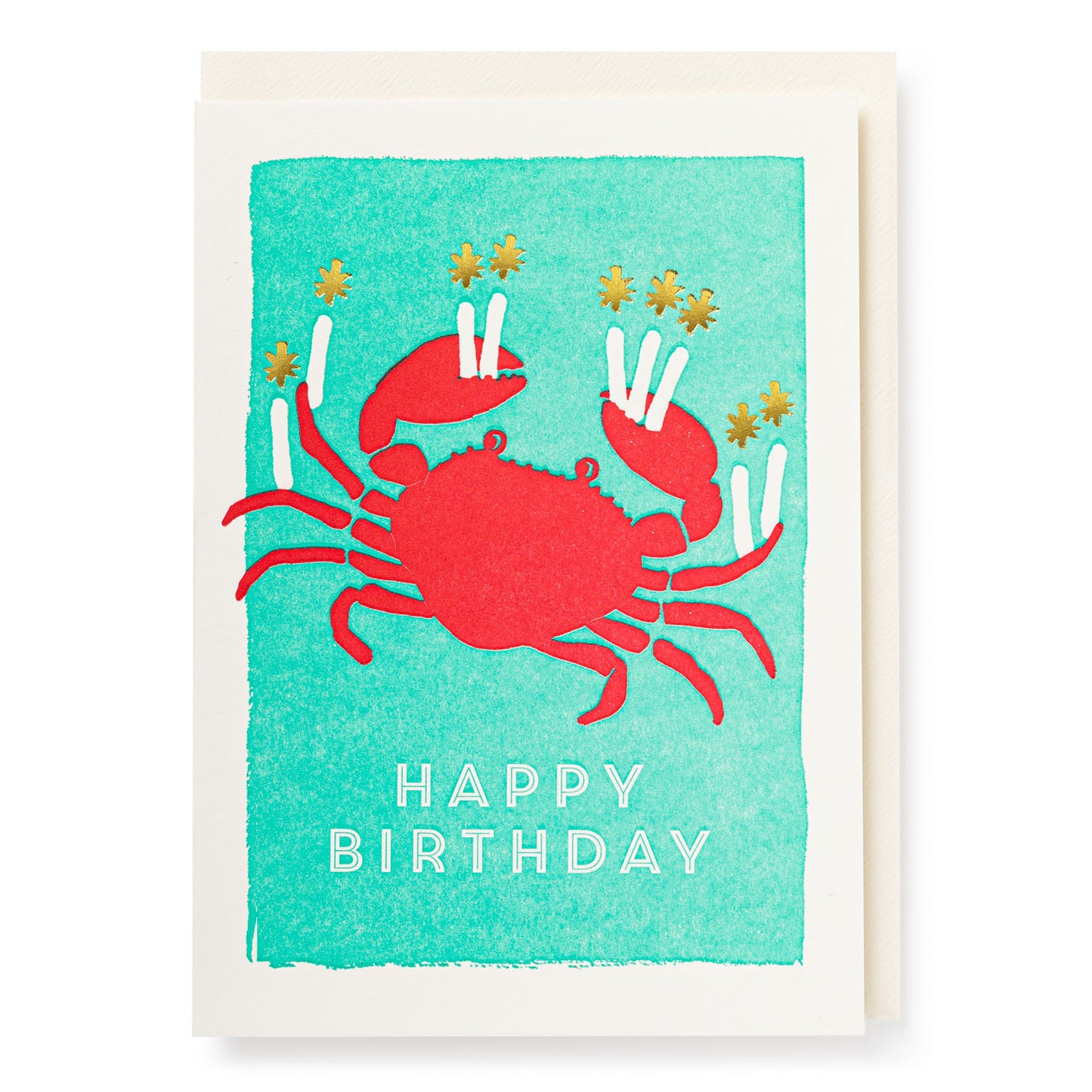 Biglietto d'auguri - Happy Birthday Crab