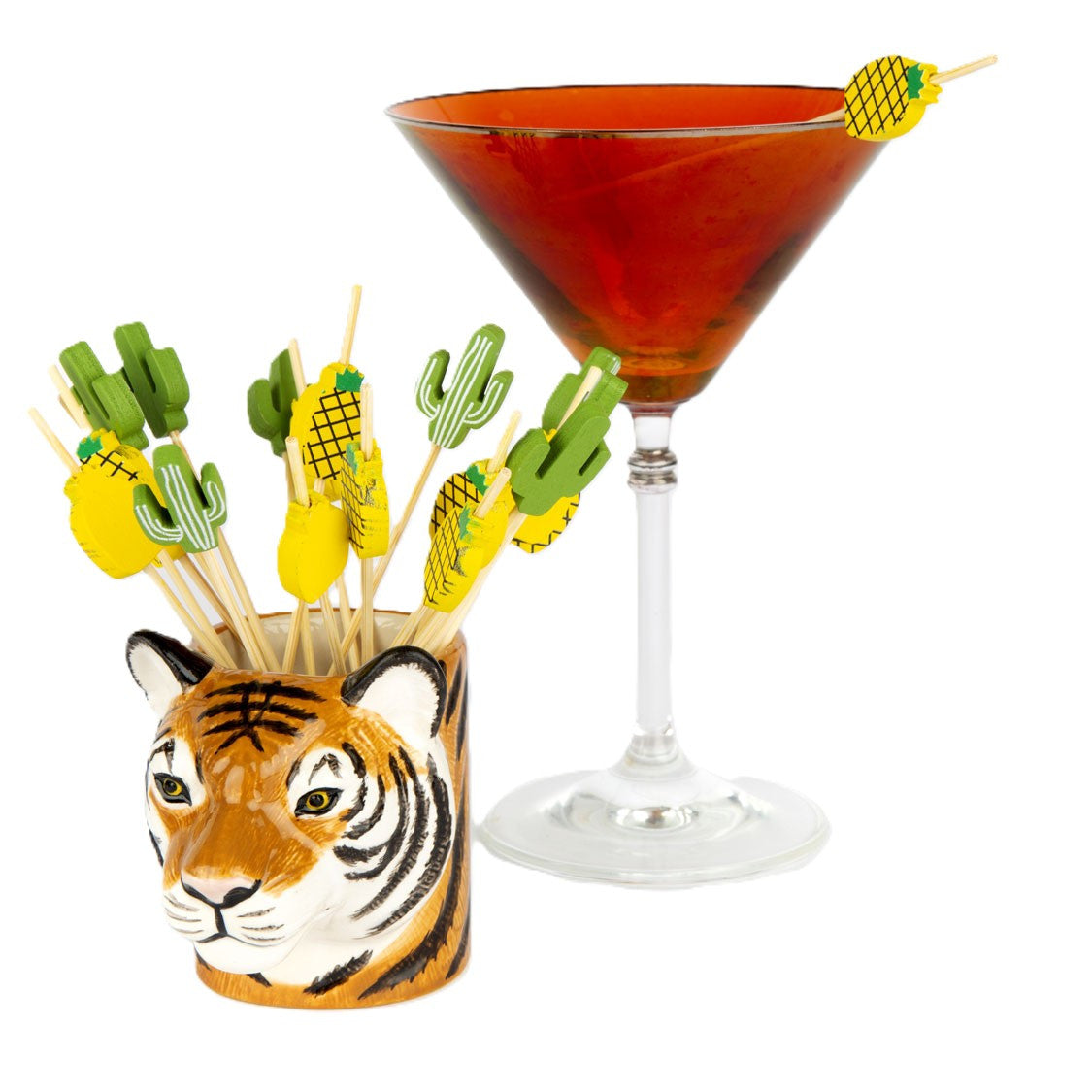 Animal farm duck glass