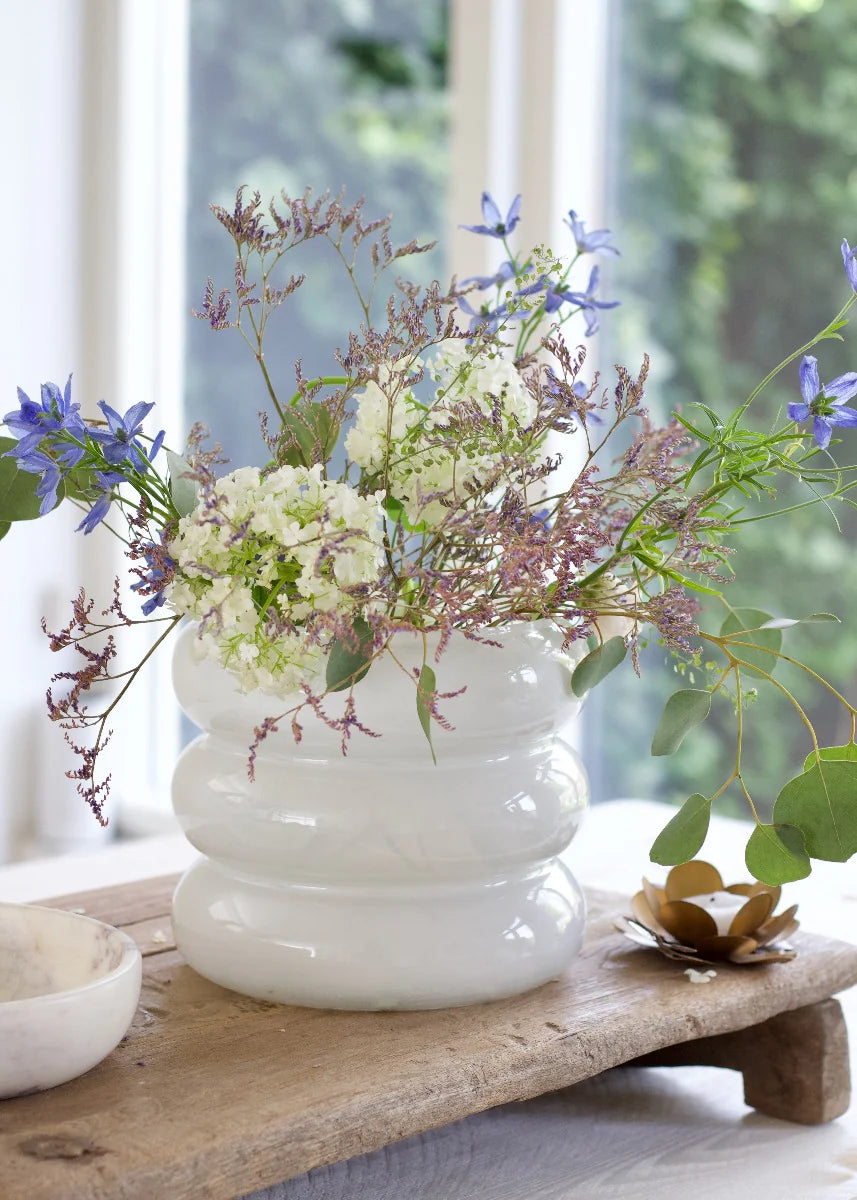 Vasetto in vetro - Bianco