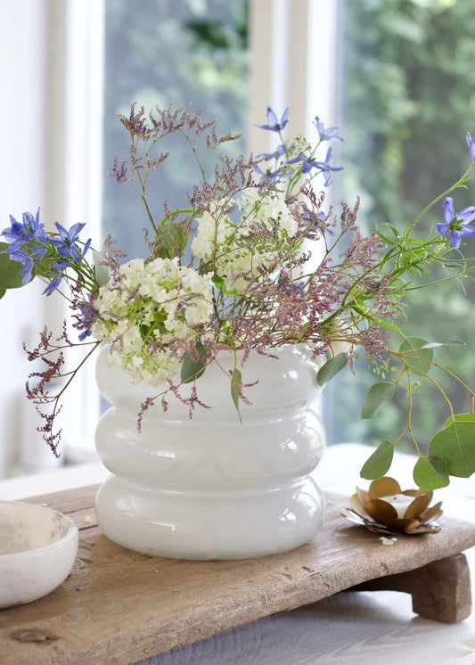 Vasetto in vetro - Bianco