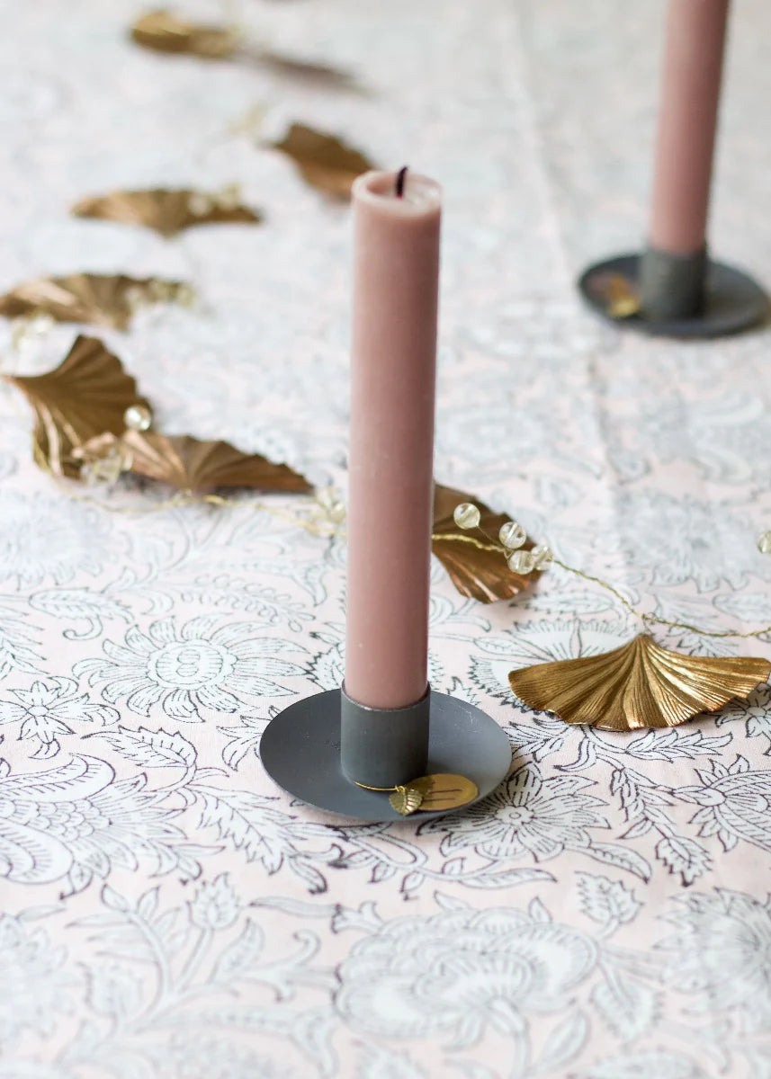 Porta candele - Zinco