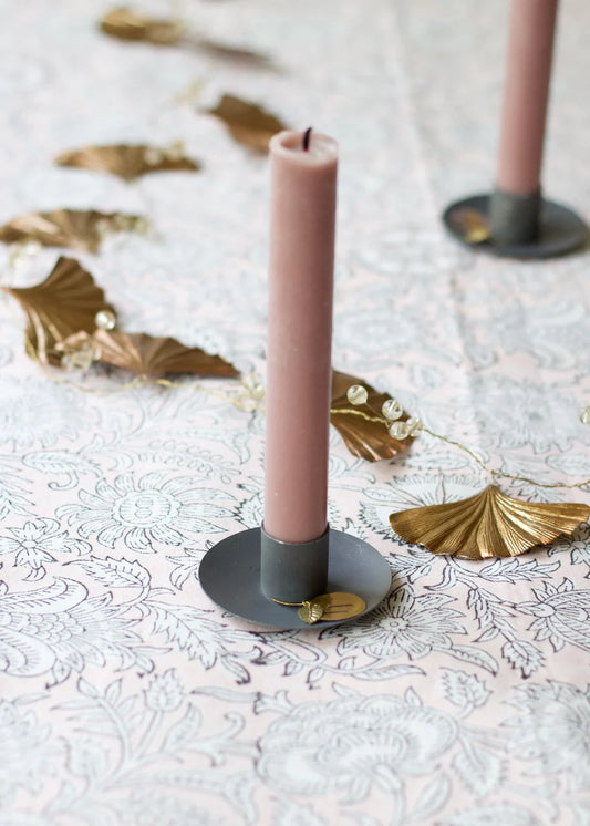 Porta candele - Zinco