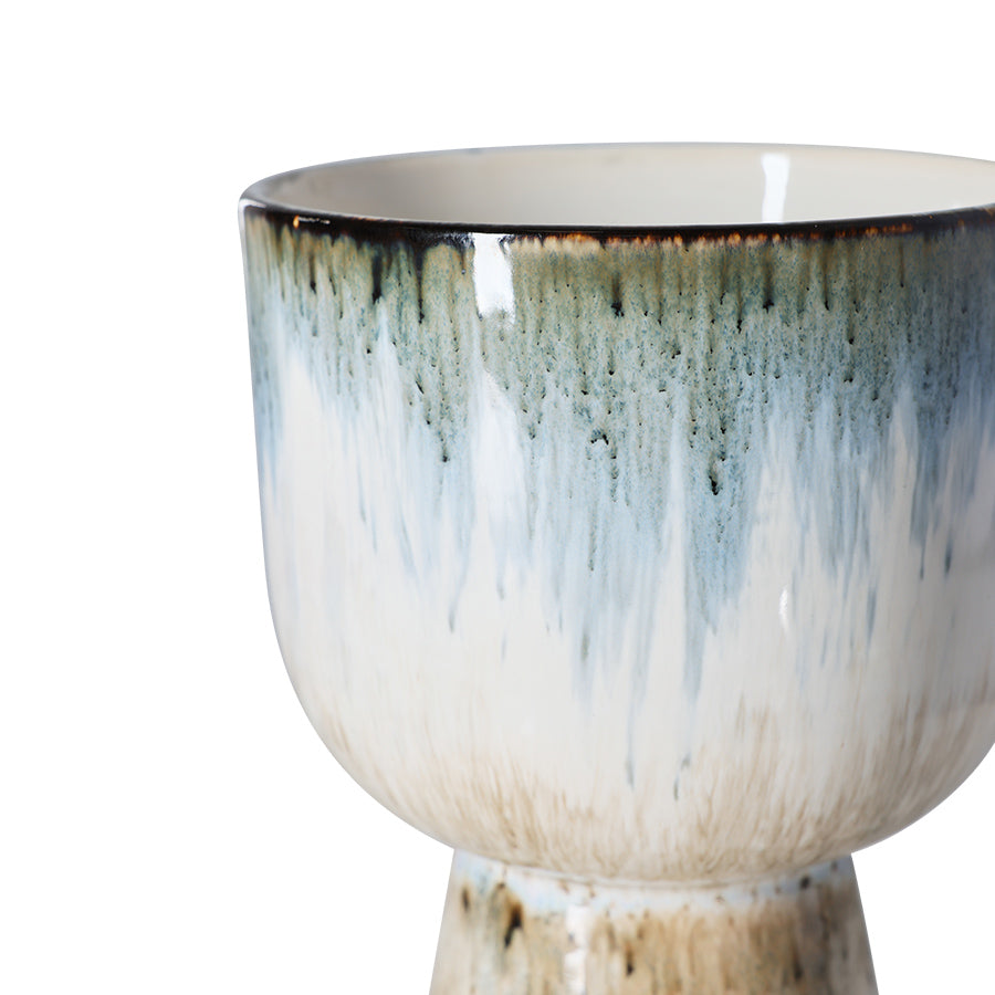 Vaso Azzurro 70s ceramics - Glacier