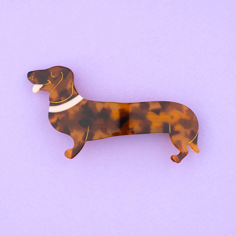 Hair pin - Dachshund Hair Clip 
