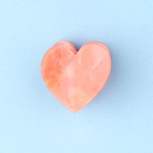 Molletta per i capelli - Mini Cuore Rosa