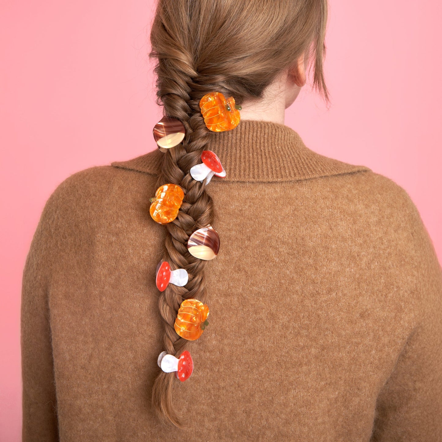 Molletta per i capelli - Fungo mini