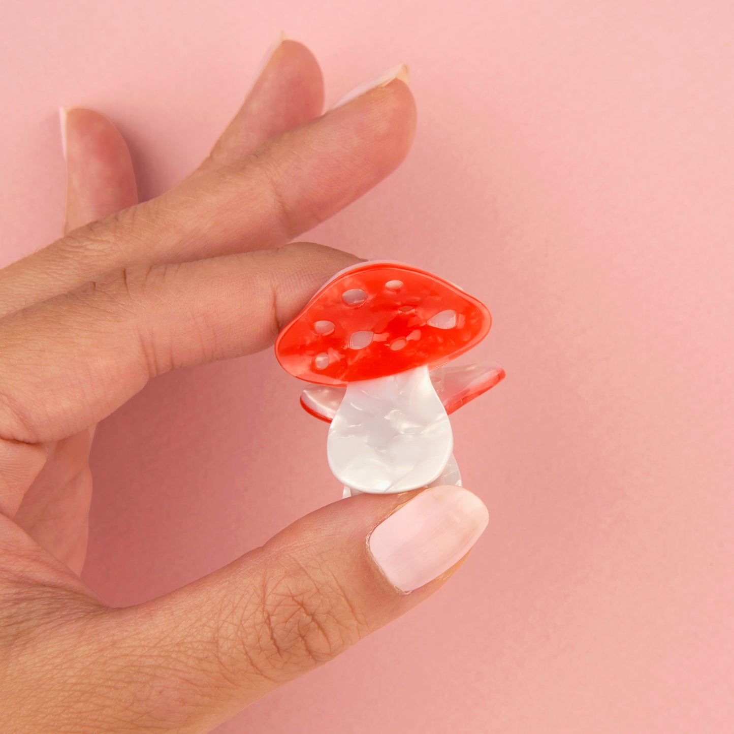 Molletta per i capelli - Fungo mini