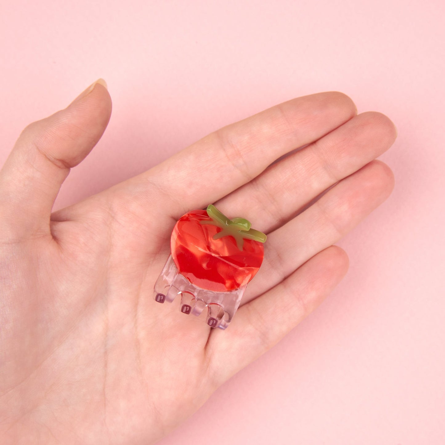 Mini molletta per i capelli - Pomodorino