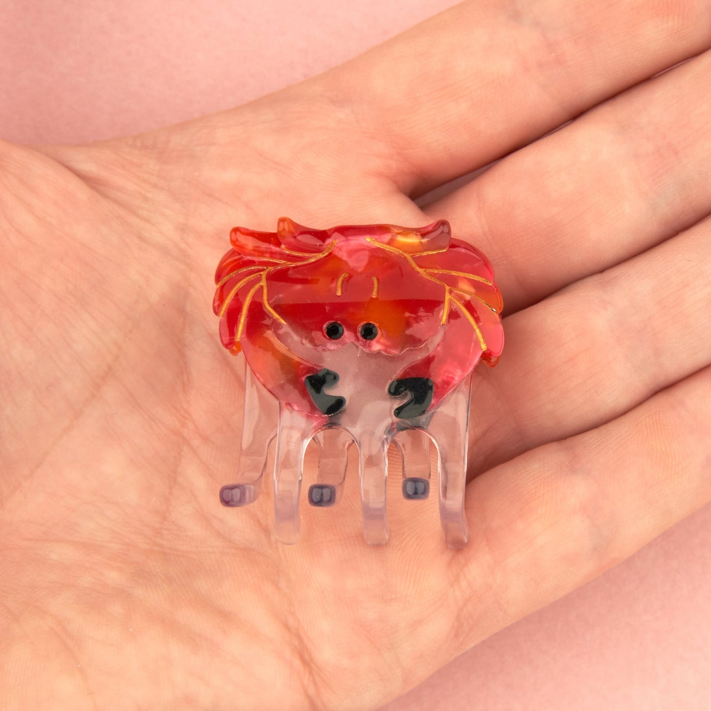 Mini molletta per i capelli - Granchio