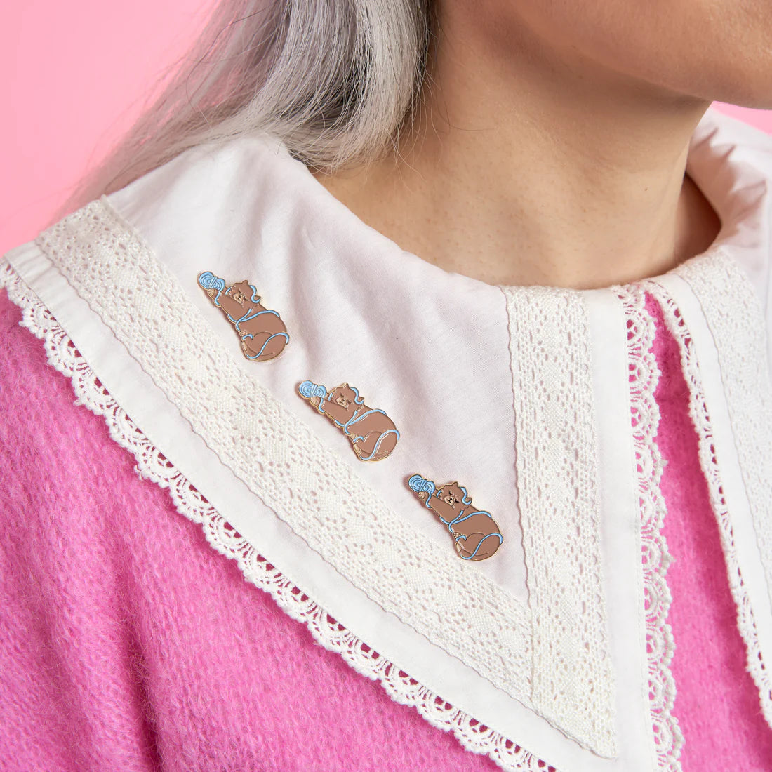 Brooch For Denim Jacket - Pansy Pin