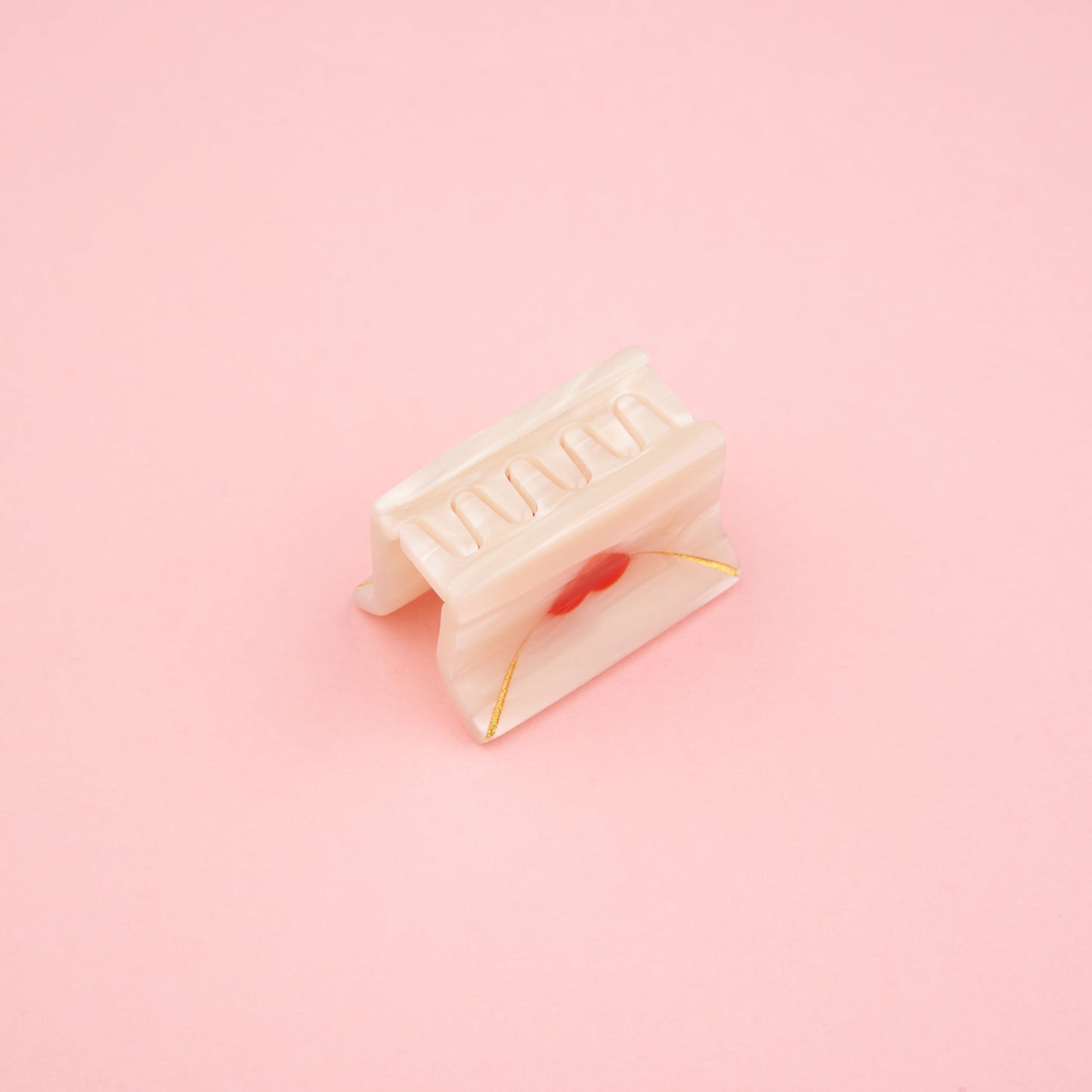 Mini ciappetto per capelli - Letterina d'amore