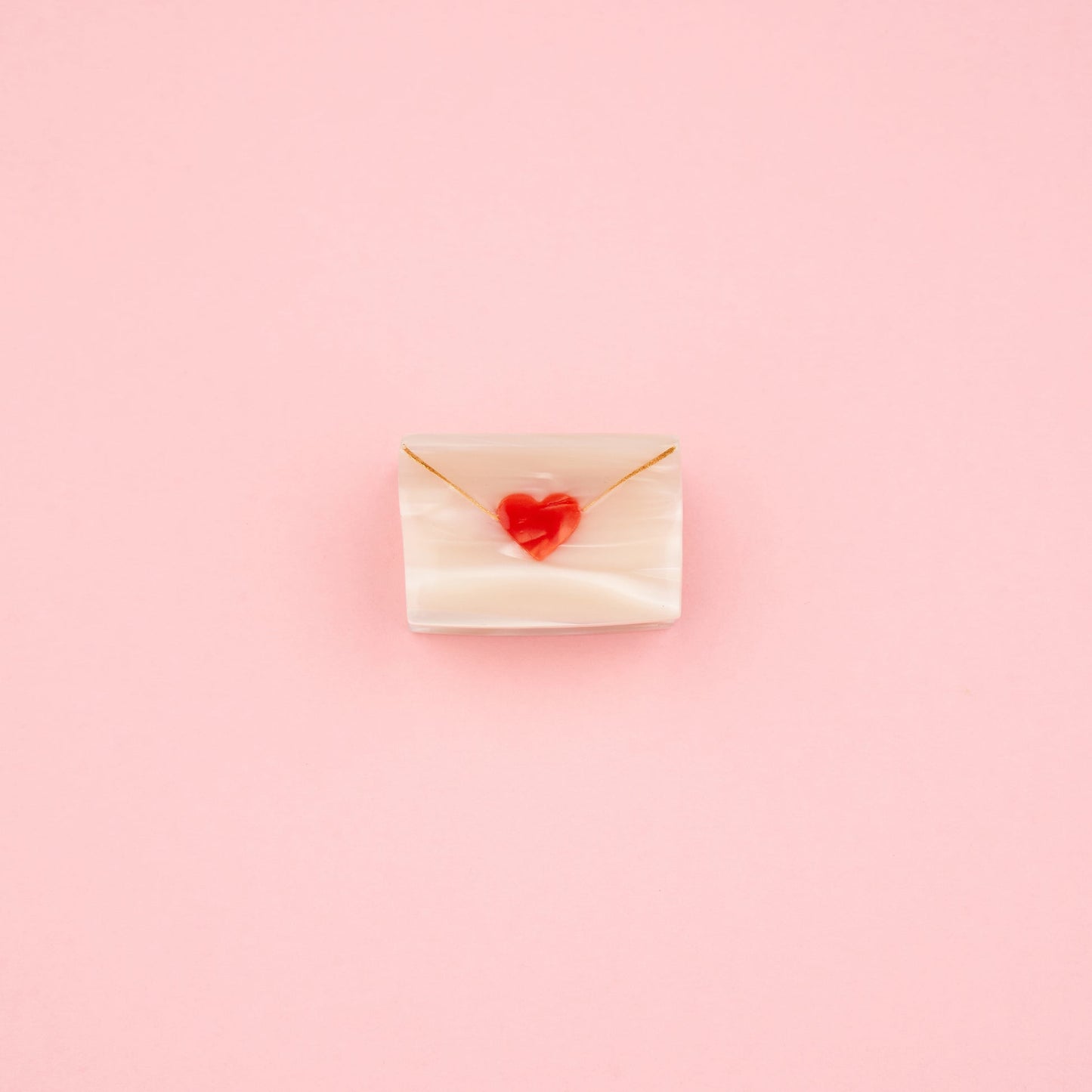 Mini ciappetto per capelli - Letterina d'amore