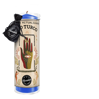 Candela ritualizzata - gli occhi turchi