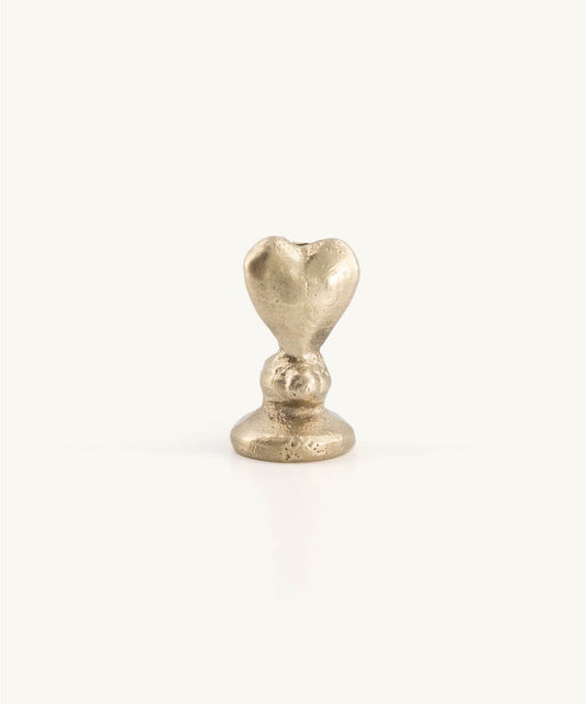 Heart Brass Photo Holder