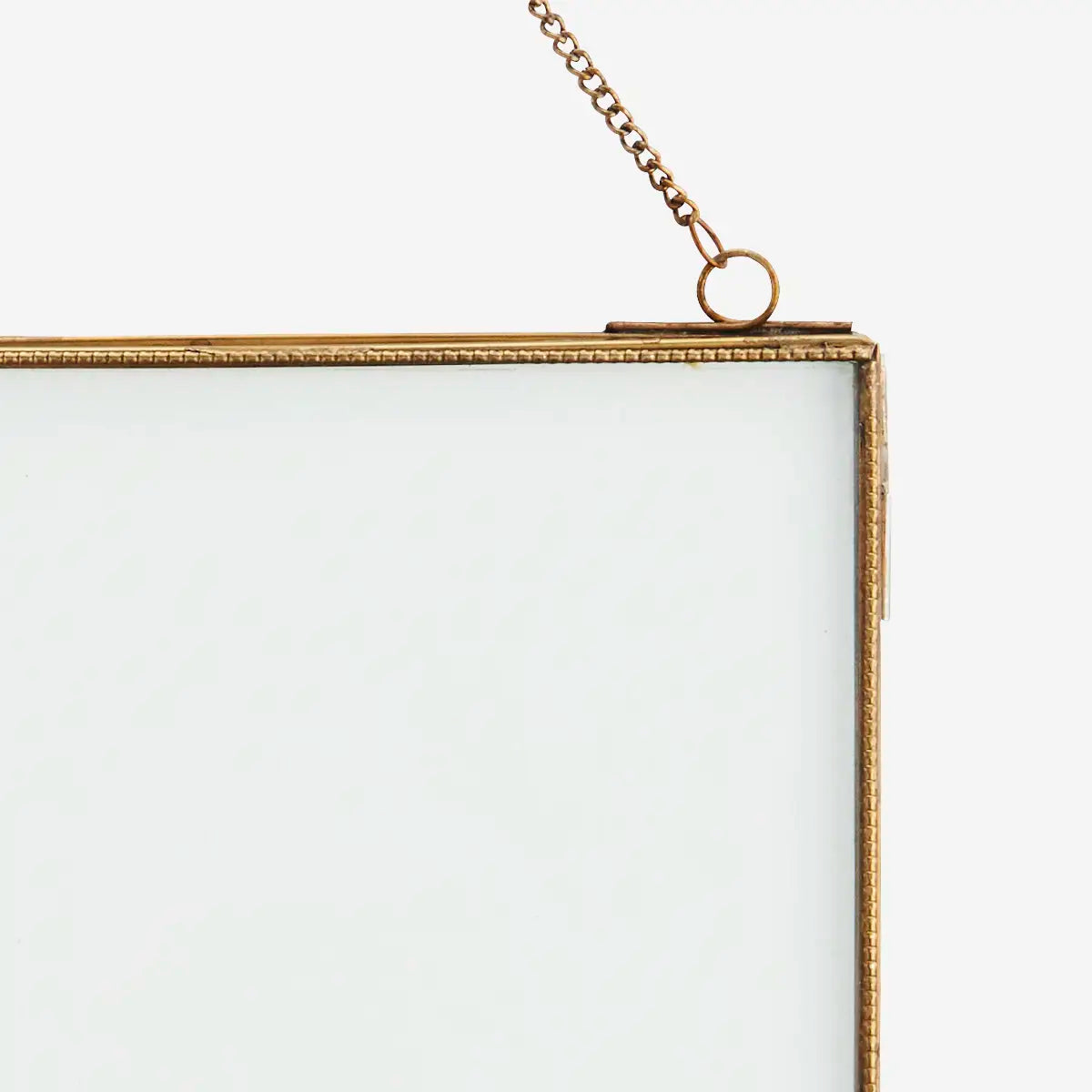 Cornice portafoto con catena ottone - Orizzontale