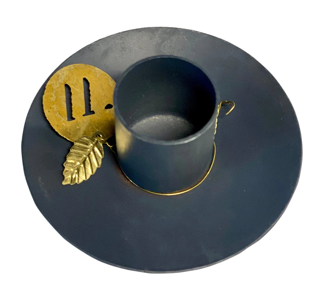 Porta candele - Zinco