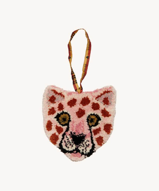 Decoration - Pink Leopard Head 