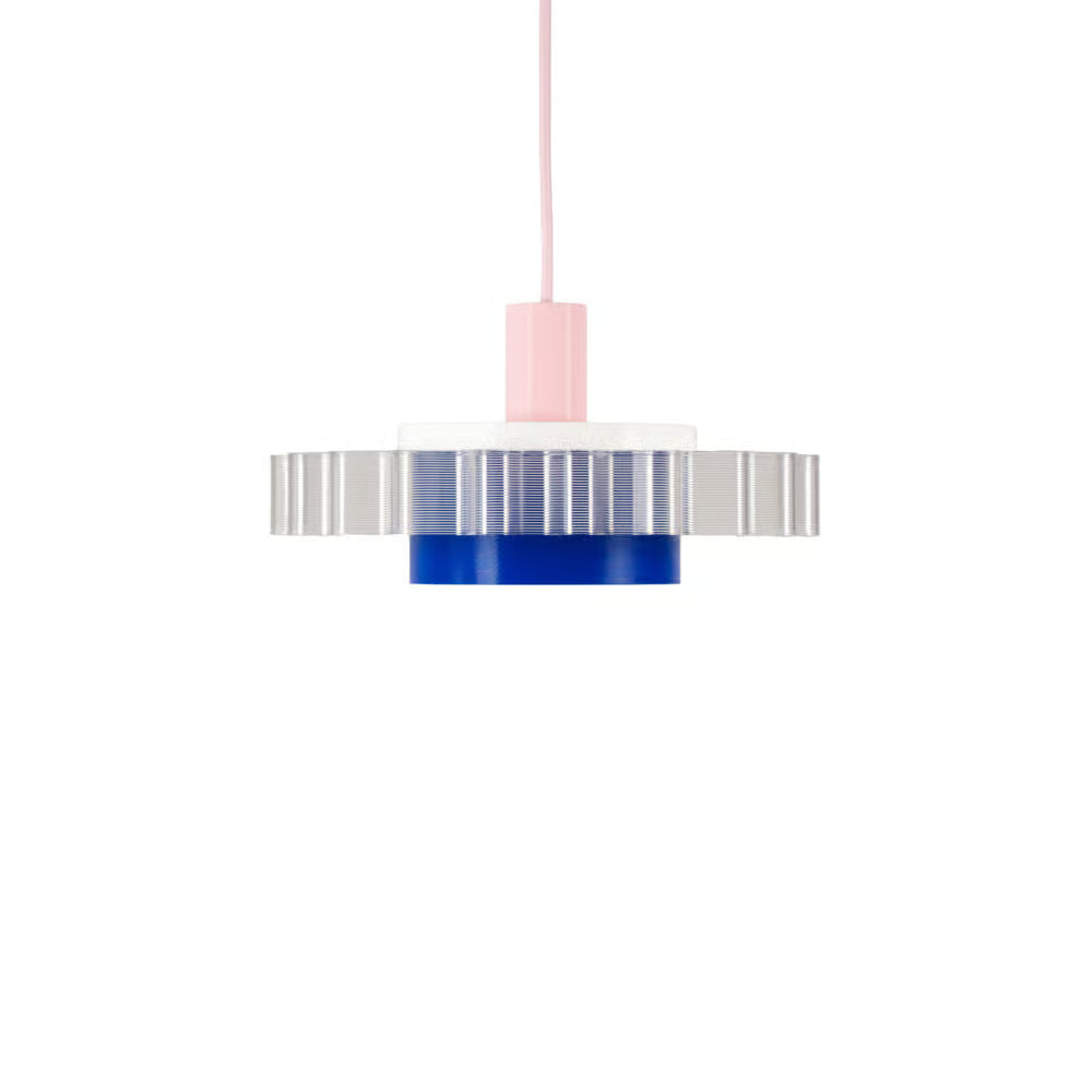 Lampadario Gigi 3 - Blu e Rosa