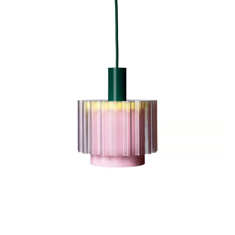Lampadario Gigi 4 - Rosa Verde Giallo