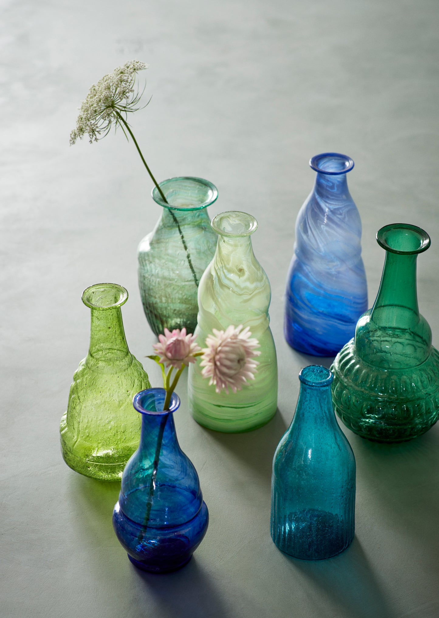 Vasetto in vetro riciclato - Verde