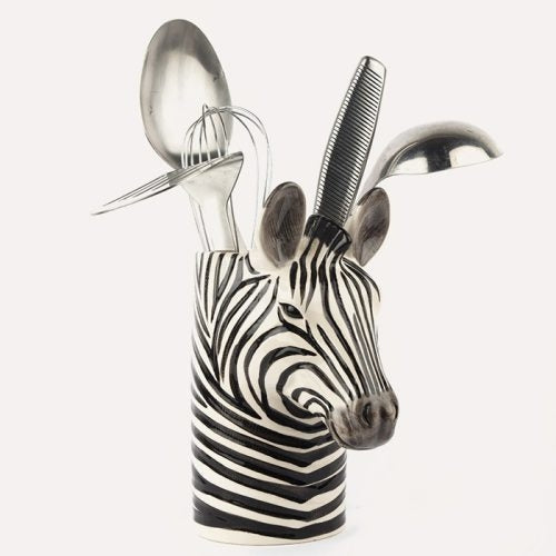 Zebra ladle holder 